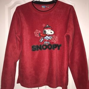 Vintage Snoopy Red Sweatshirt -Peanuts Brand